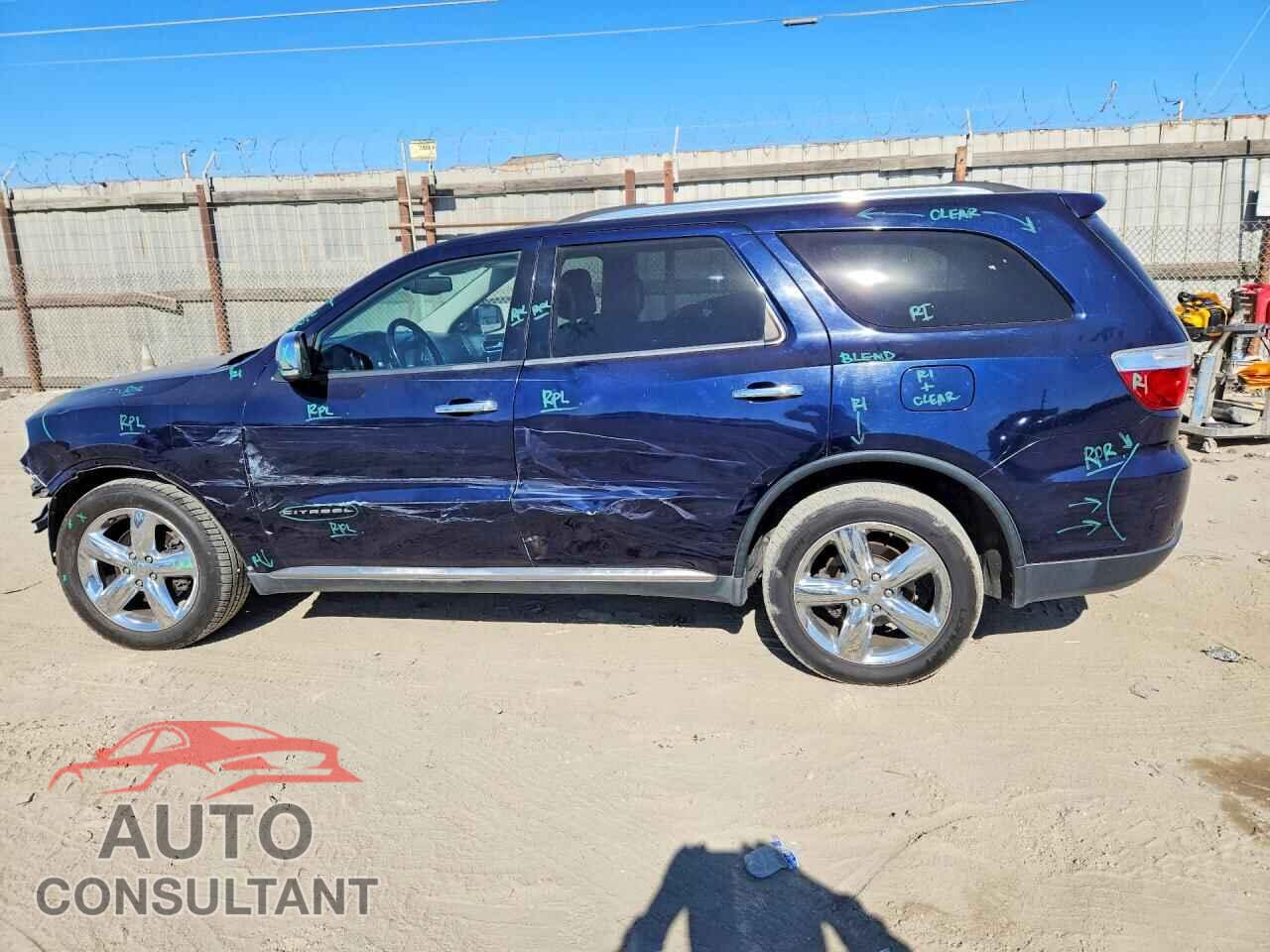 DODGE DURANGO 2012 - 1C4SDJET9CC229768