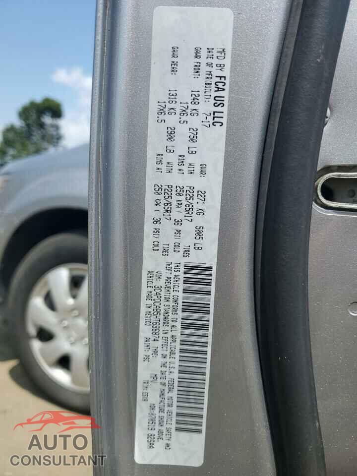 DODGE JOURNEY 2017 - 3C4PDCAB5HT696874
