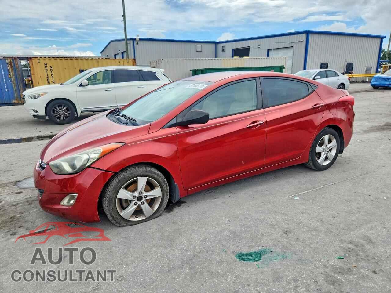 HYUNDAI ELANTRA 2013 - KMHDH4AE5DU662954