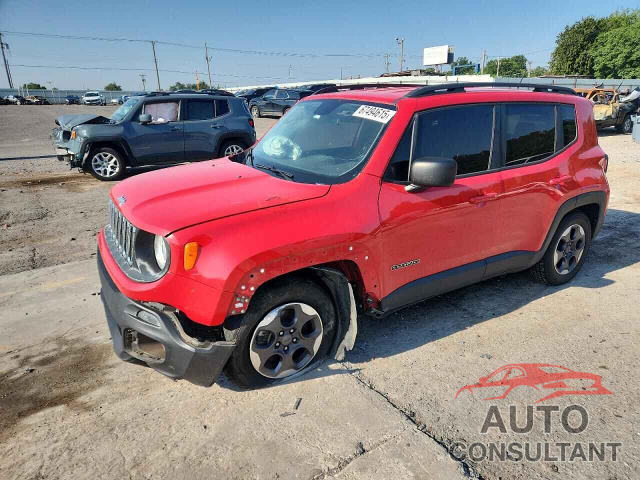 JEEP RENEGADE 2017 - ZACCJAAB7HPF75833