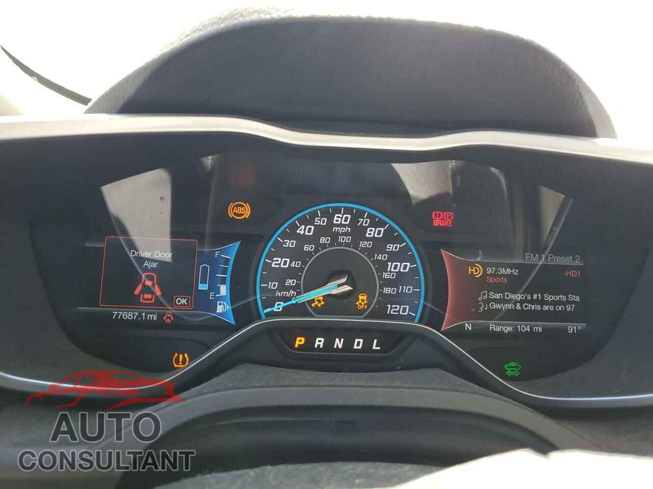 FORD CMAX 2017 - 1FADP5DU8HL103772