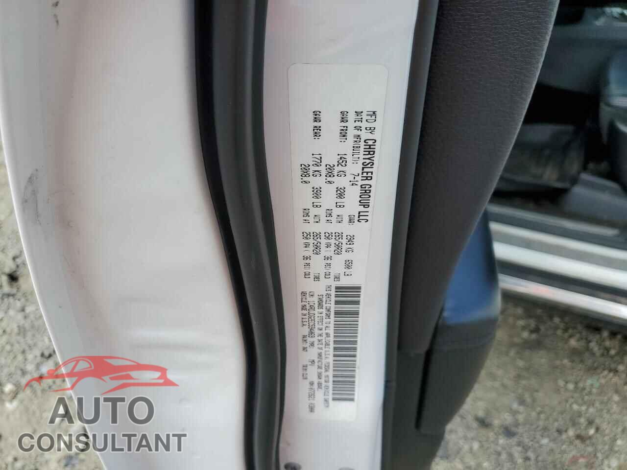 DODGE DURANGO 2014 - 1C4RDJDG2EC594069