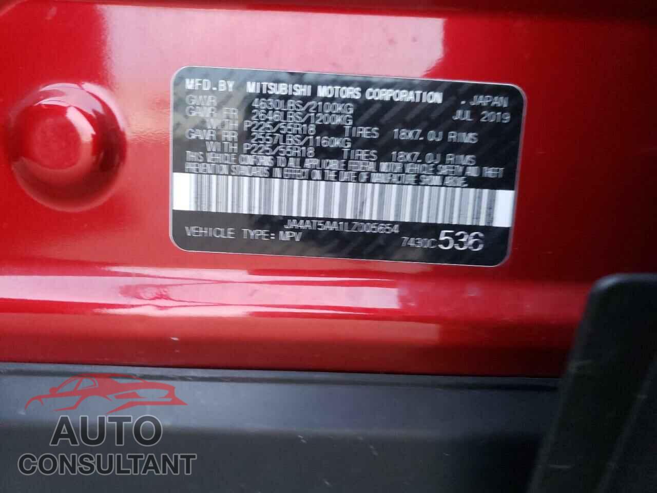 MITSUBISHI ECLIPSE 2020 - JA4AT5AA1LZ005654