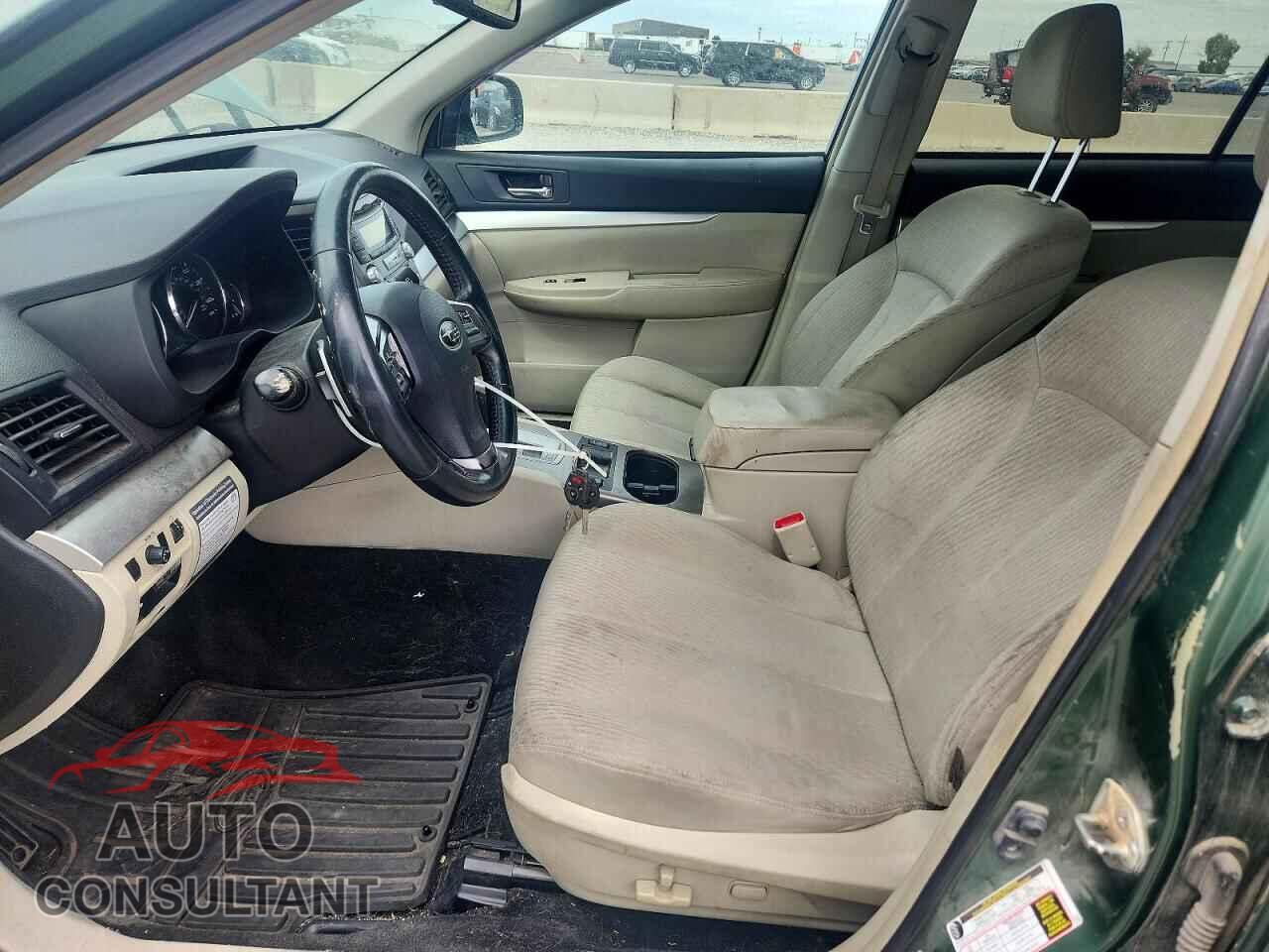 SUBARU OUTBACK 2012 - 4S4BRBCC9C3204665