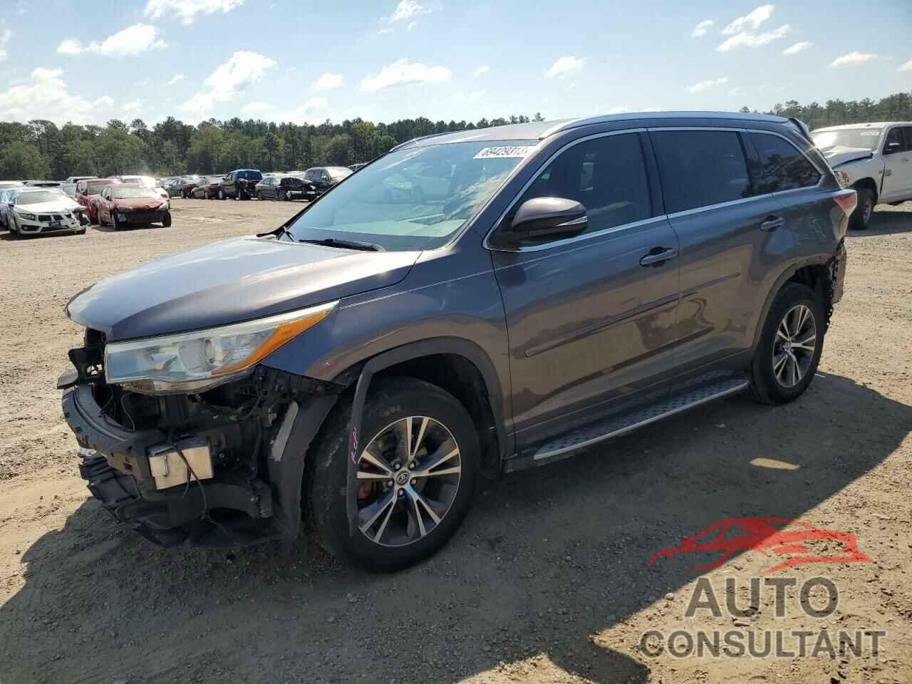 TOYOTA HIGHLANDER 2016 - 5TDKKRFH1GS505802