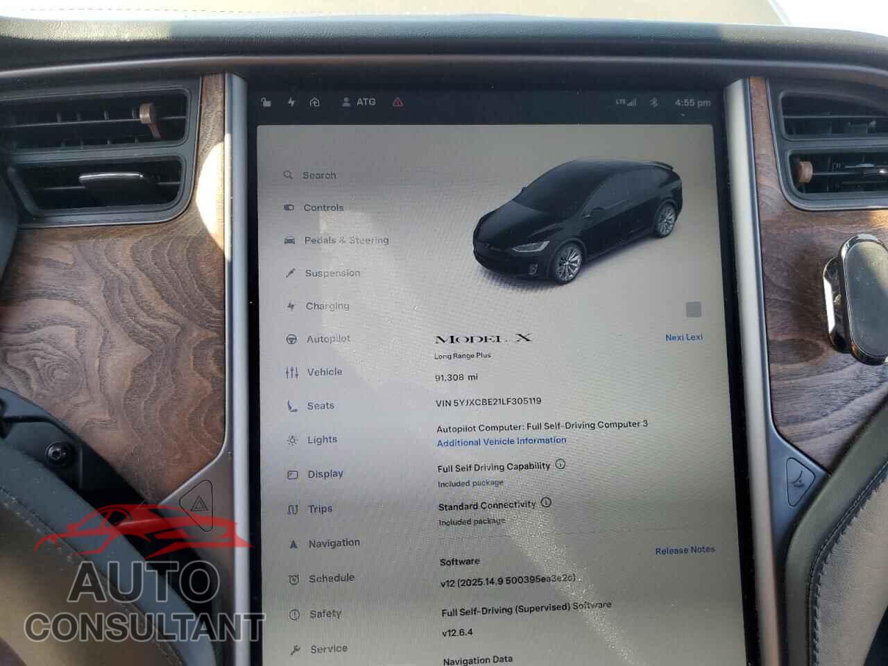 TESLA MODEL X 2020 - 5YJXCBE21LF305119