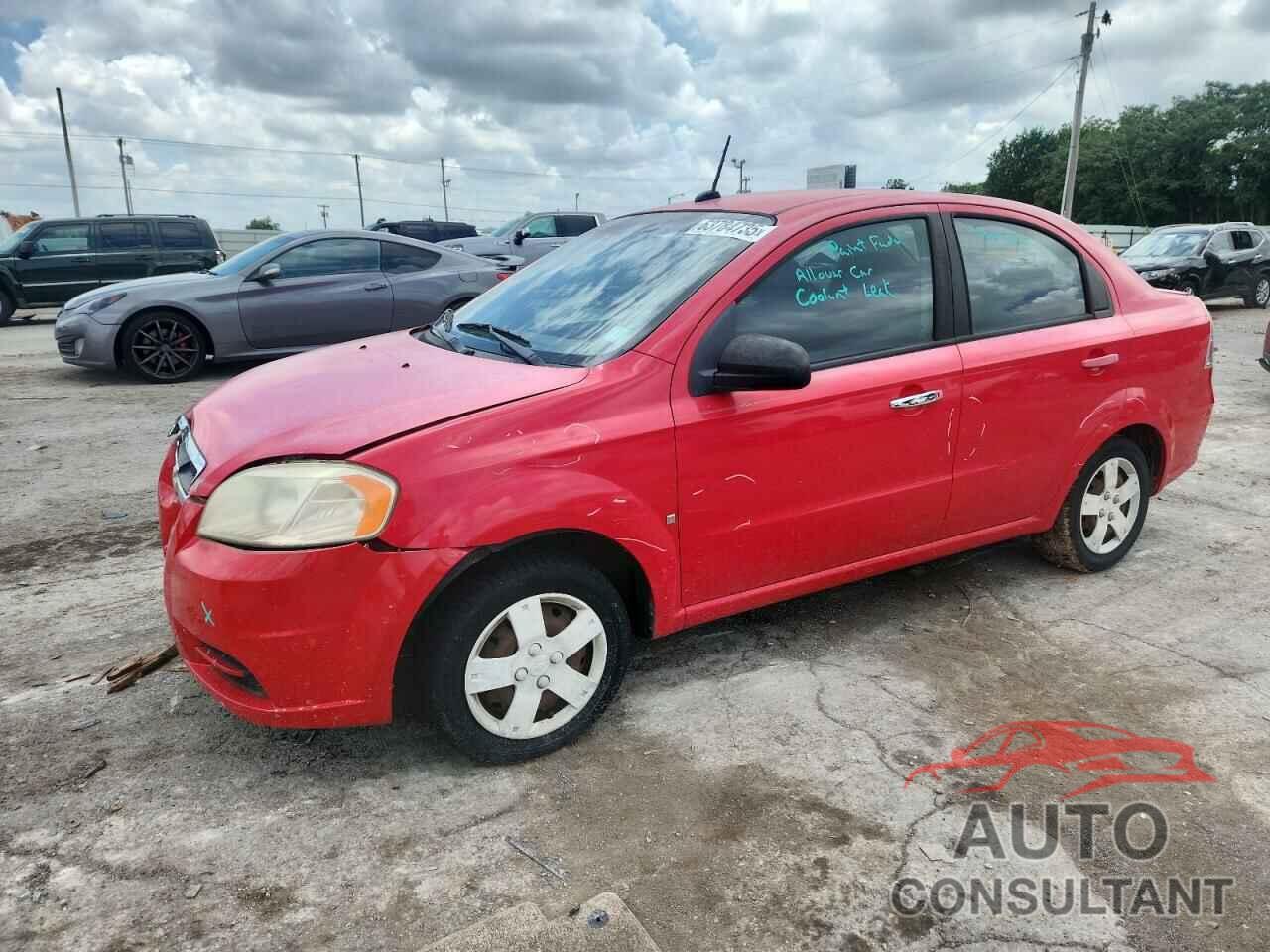 CHEVROLET AVEO 2009 - KL1TD56EX9B620638