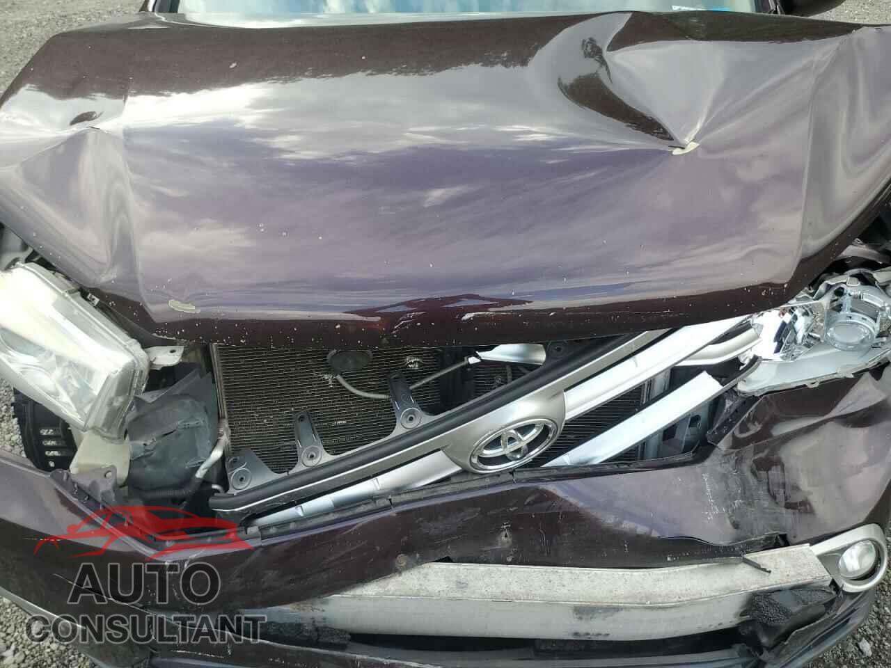 TOYOTA HIGHLANDER 2012 - 5TDBK3EHXCS118884