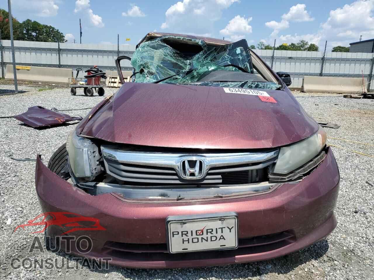 HONDA CIVIC 2012 - 2HGFB2F59CH557543