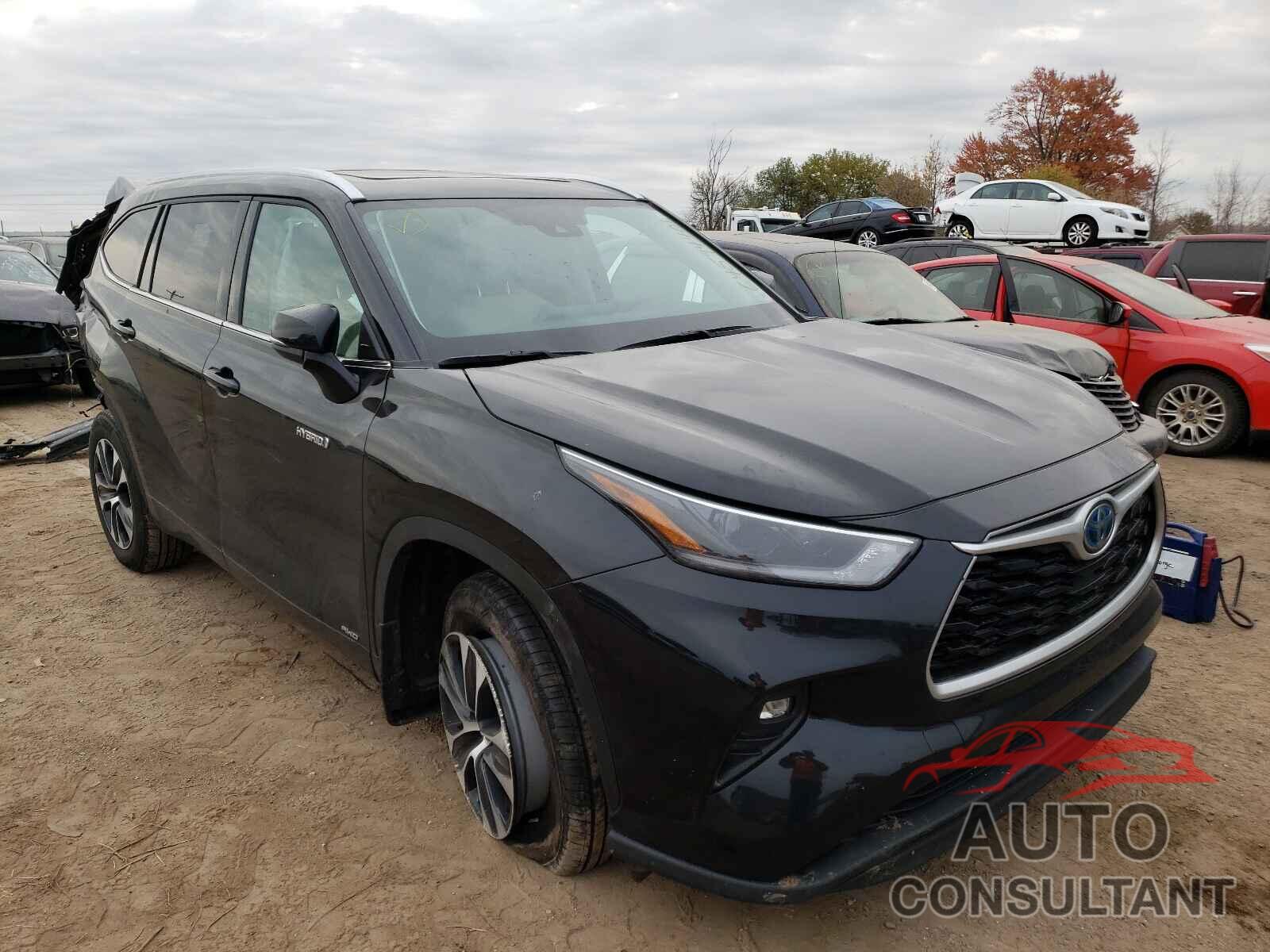 TOYOTA HIGHLANDER 2021 - 5TDHBRCH6MS038063