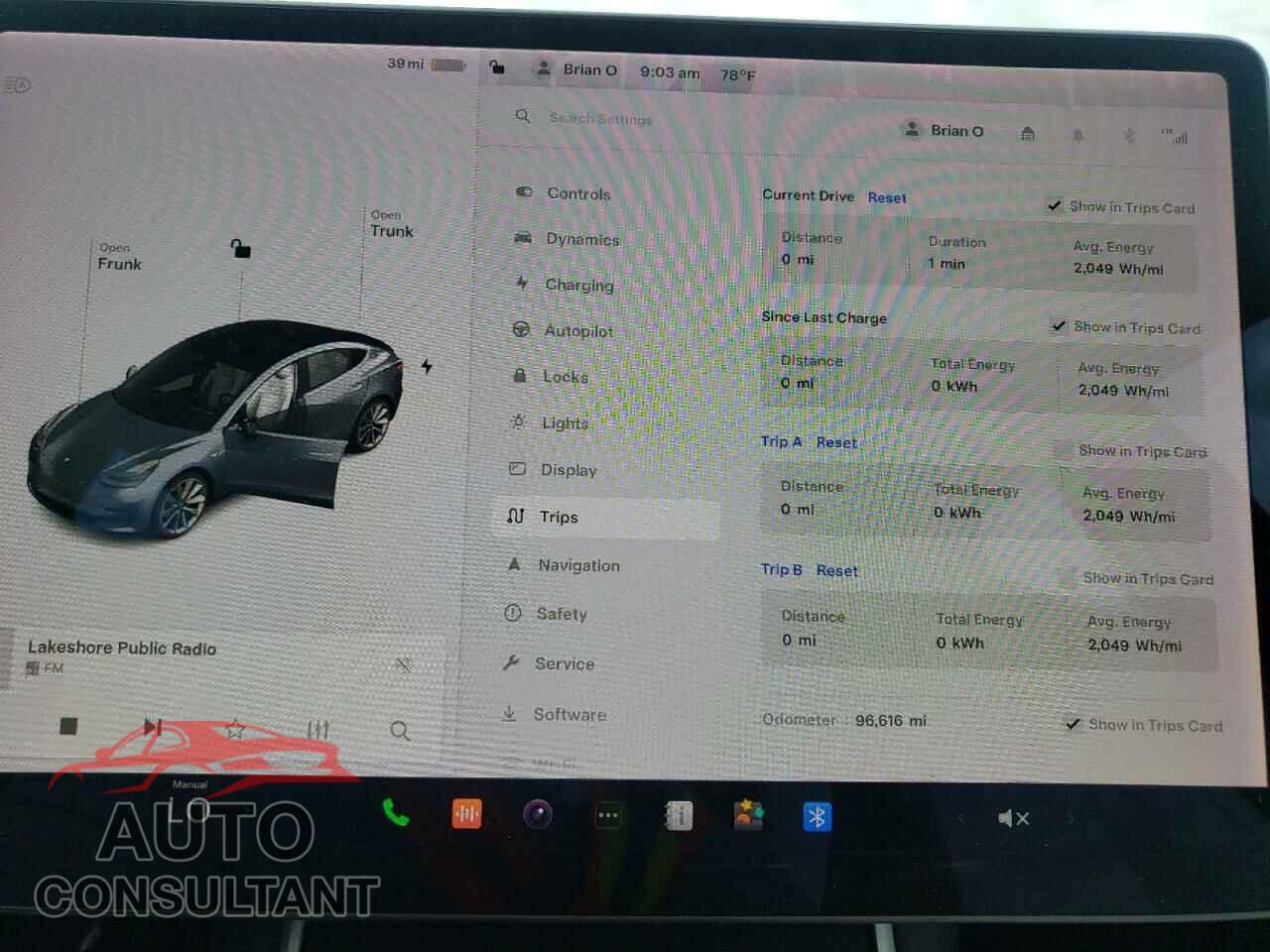TESLA MODEL 3 2019 - 5YJ3E1EB4KF450771