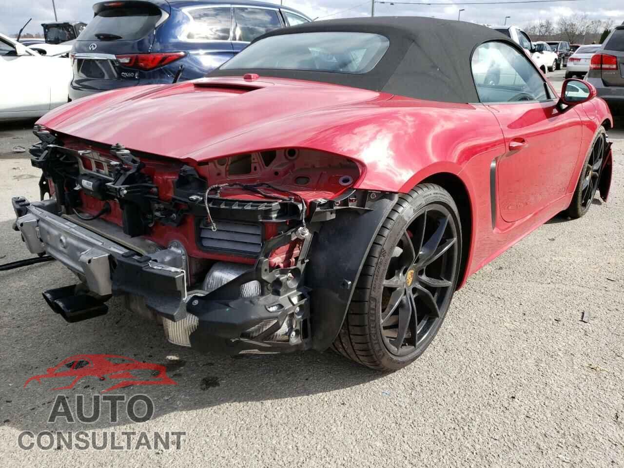 PORSCHE BOXSTER 2018 - WP0CB2A84JS229486