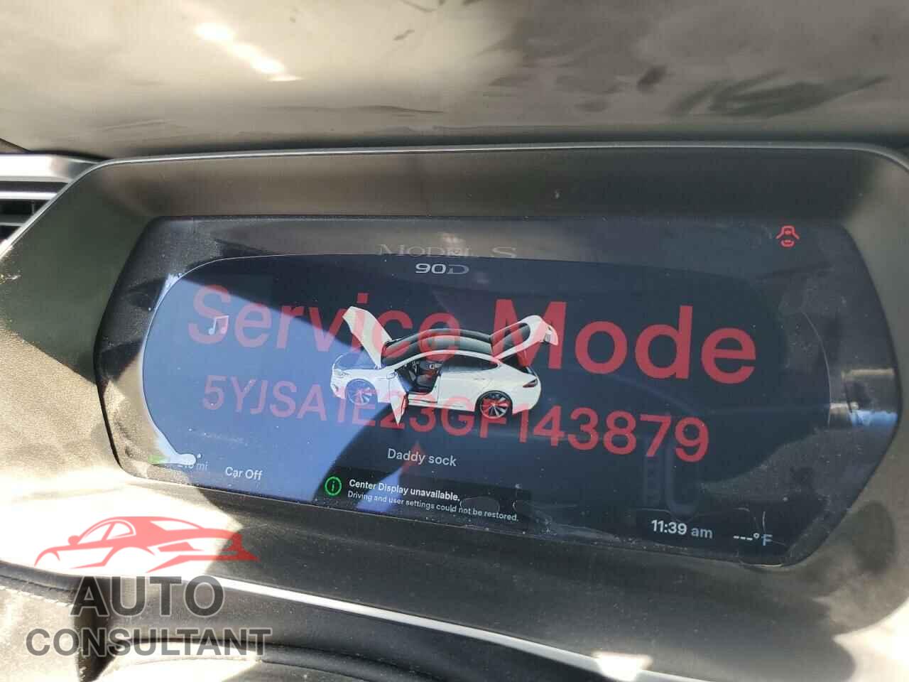 TESLA MODEL S 2016 - 5YJSA1E23GF143879