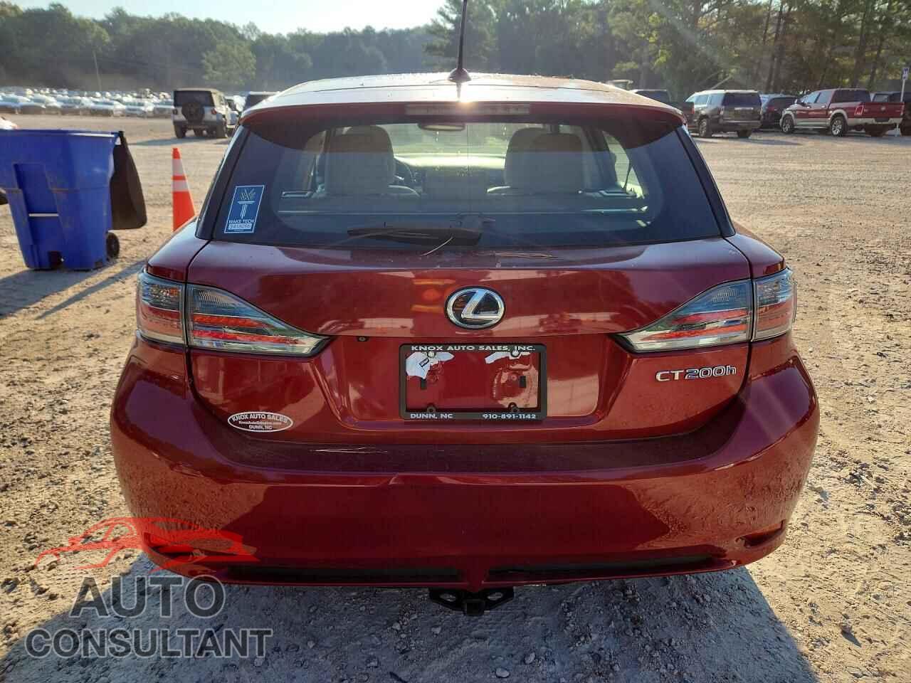 LEXUS CT 200 2013 - JTHKD5BH2D2173296