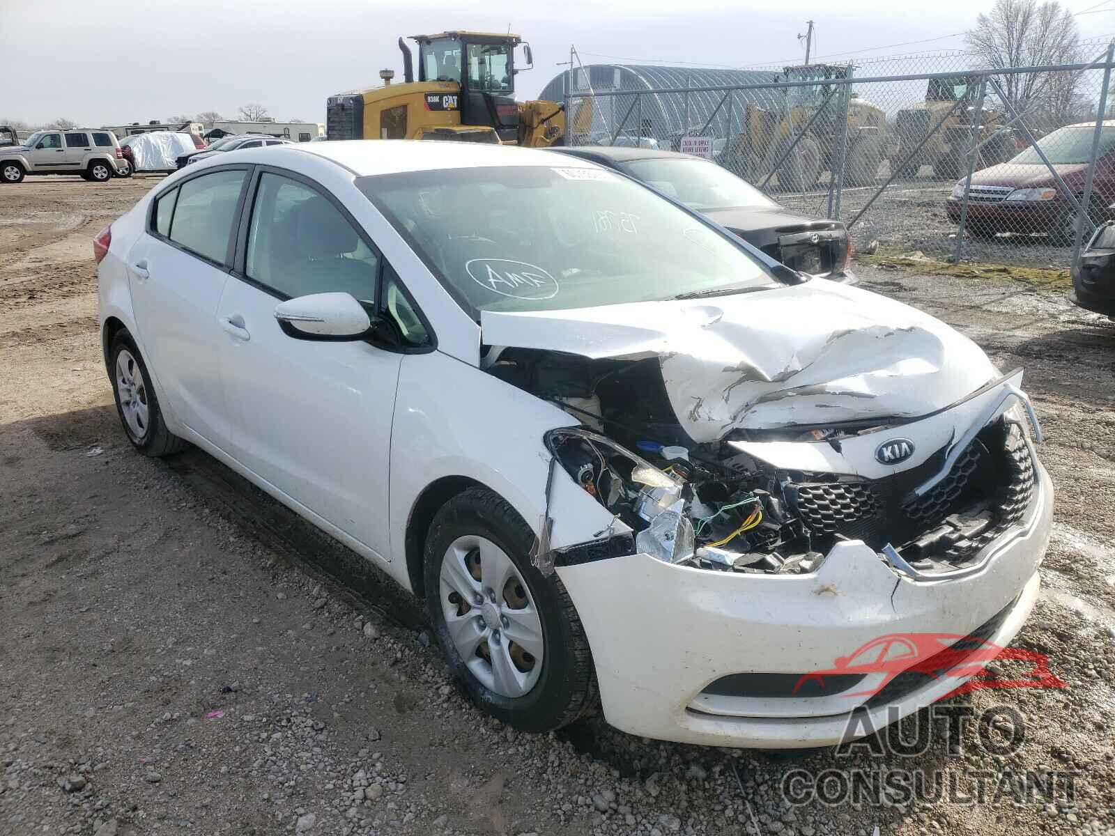 KIA FORTE 2016 - KNAFX4A65G5522505