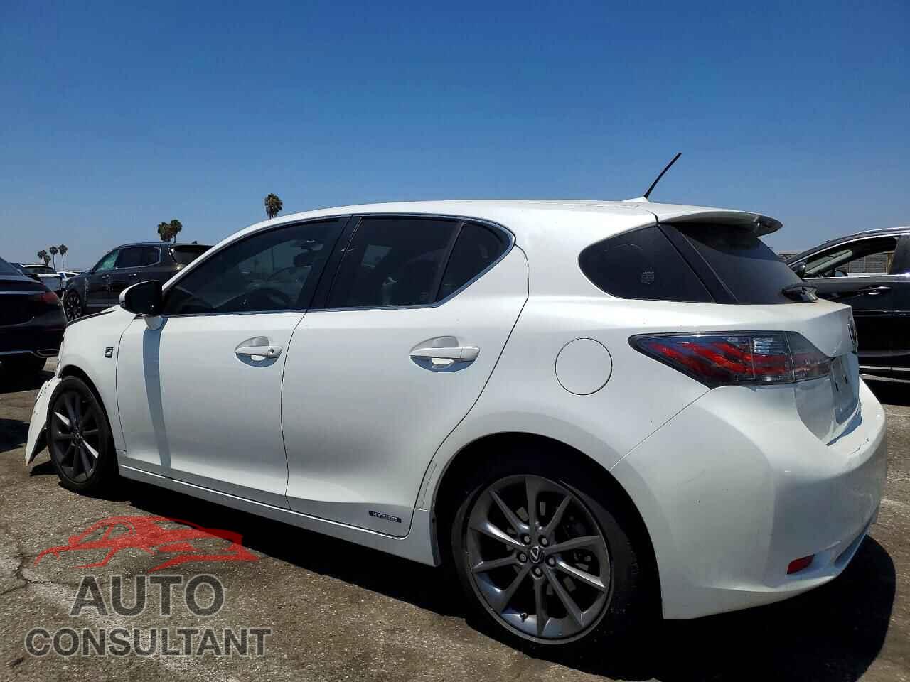 LEXUS CT 200 2012 - JTHKD5BH4C2086949
