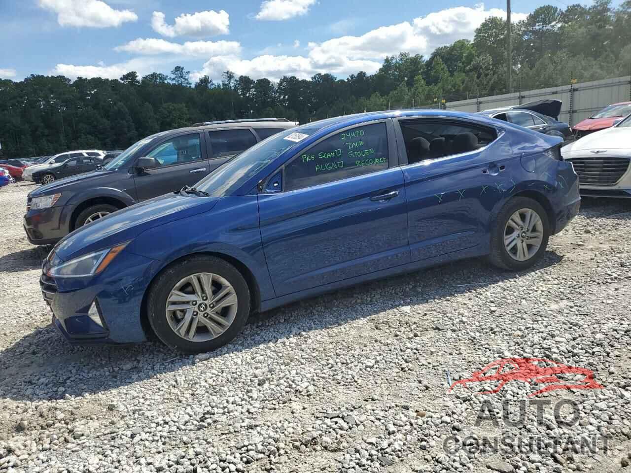 HYUNDAI ELANTRA 2019 - 5NPD84LF3KH479313