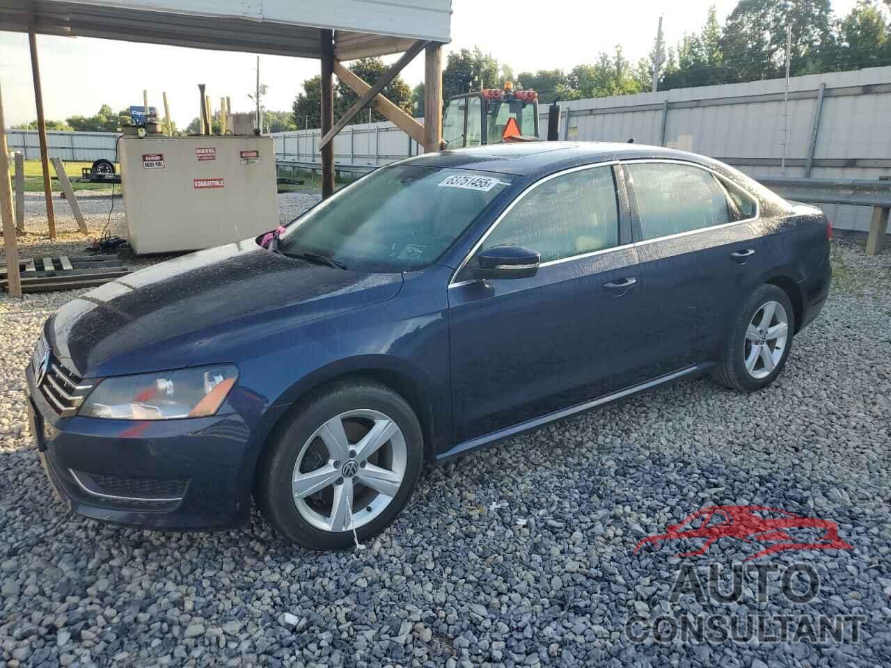VOLKSWAGEN PASSAT 2013 - 1VWBN7A35DC055783