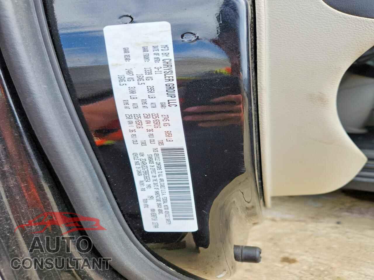 DODGE CARAVAN 2011 - 2D4RN3DG7BR636654