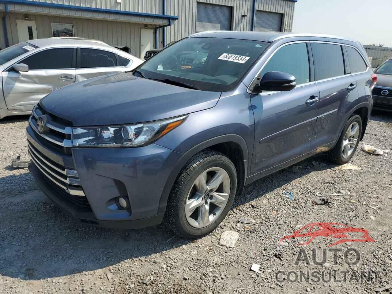 TOYOTA HIGHLANDER 2018 - 5TDDZRFH7JS868875