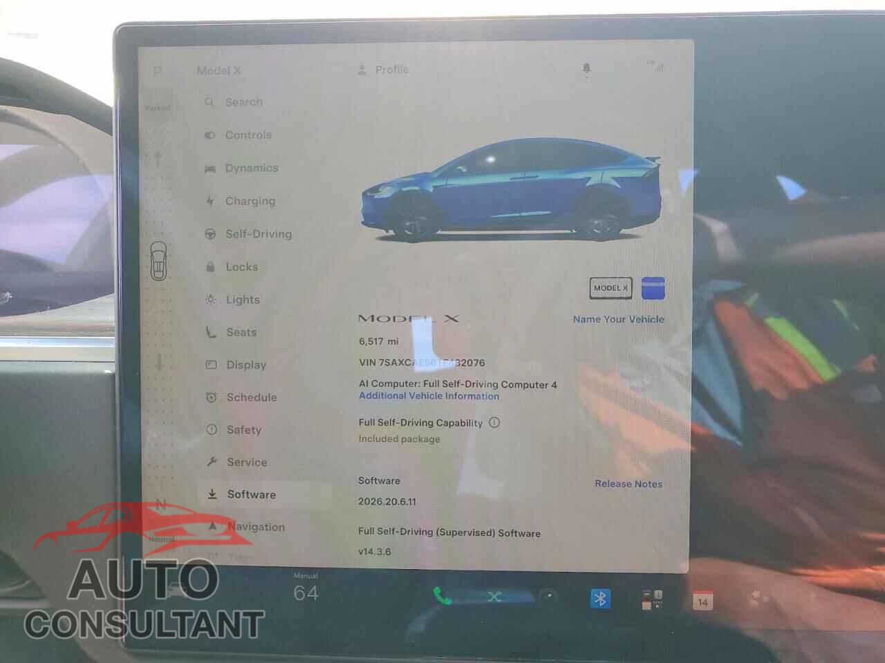 TESLA MODEL X 2026 - 7SAXCAE56TF482076