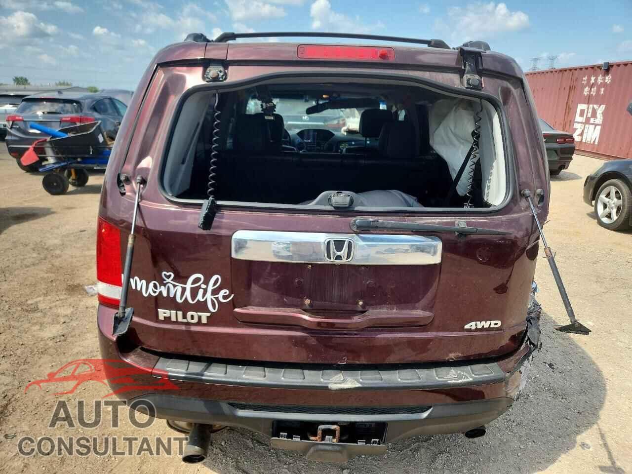 HONDA PILOT 2012 - 5FNYF4H7XCB046919