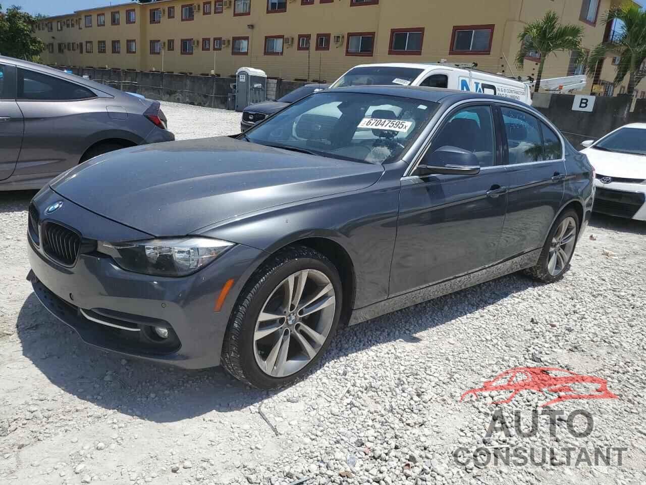 BMW 3 SERIES 2017 - WBA8B9G59HNU51667