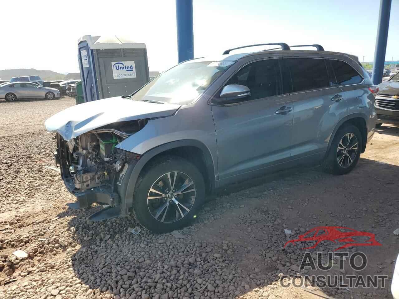TOYOTA HIGHLANDER 2016 - 5TDJKRFH7GS348398