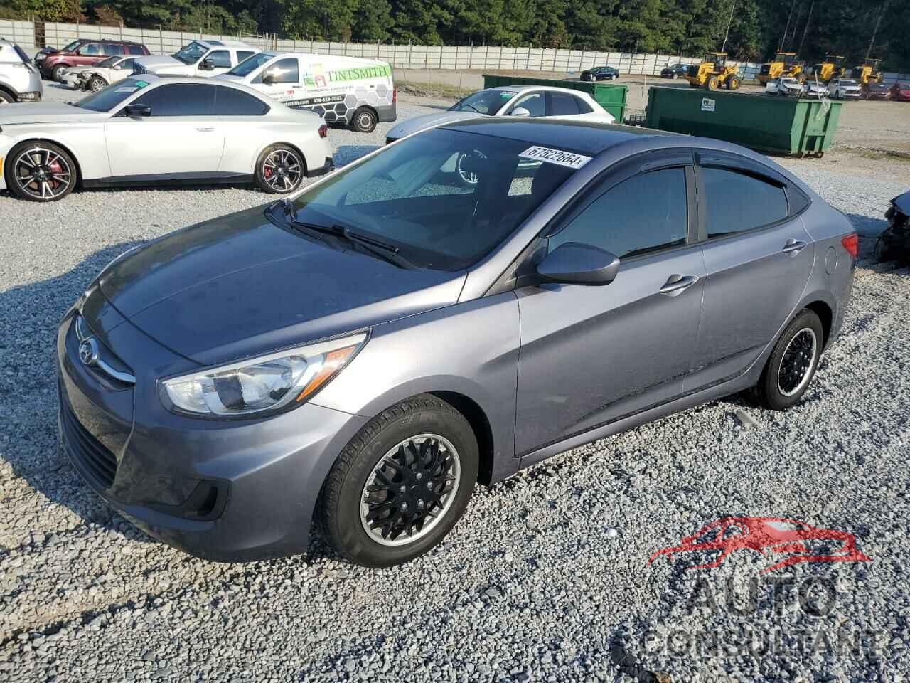 HYUNDAI ACCENT 2017 - KMHCT4AE4HU224653