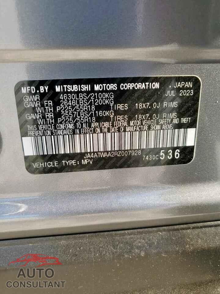 MITSUBISHI ECLIPSE 2024 - JA4ATWAA2RZ007928