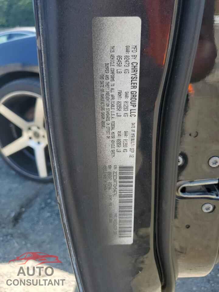 DODGE CHARGER 2013 - 2C3CDXAT7DH546741