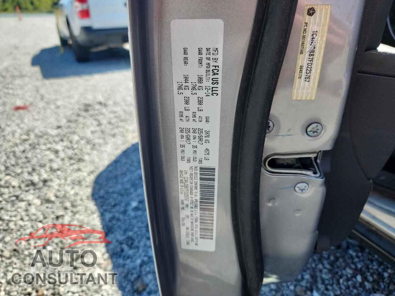 JEEP COMPASS 2015 - 1C4NJDBB7FD225767