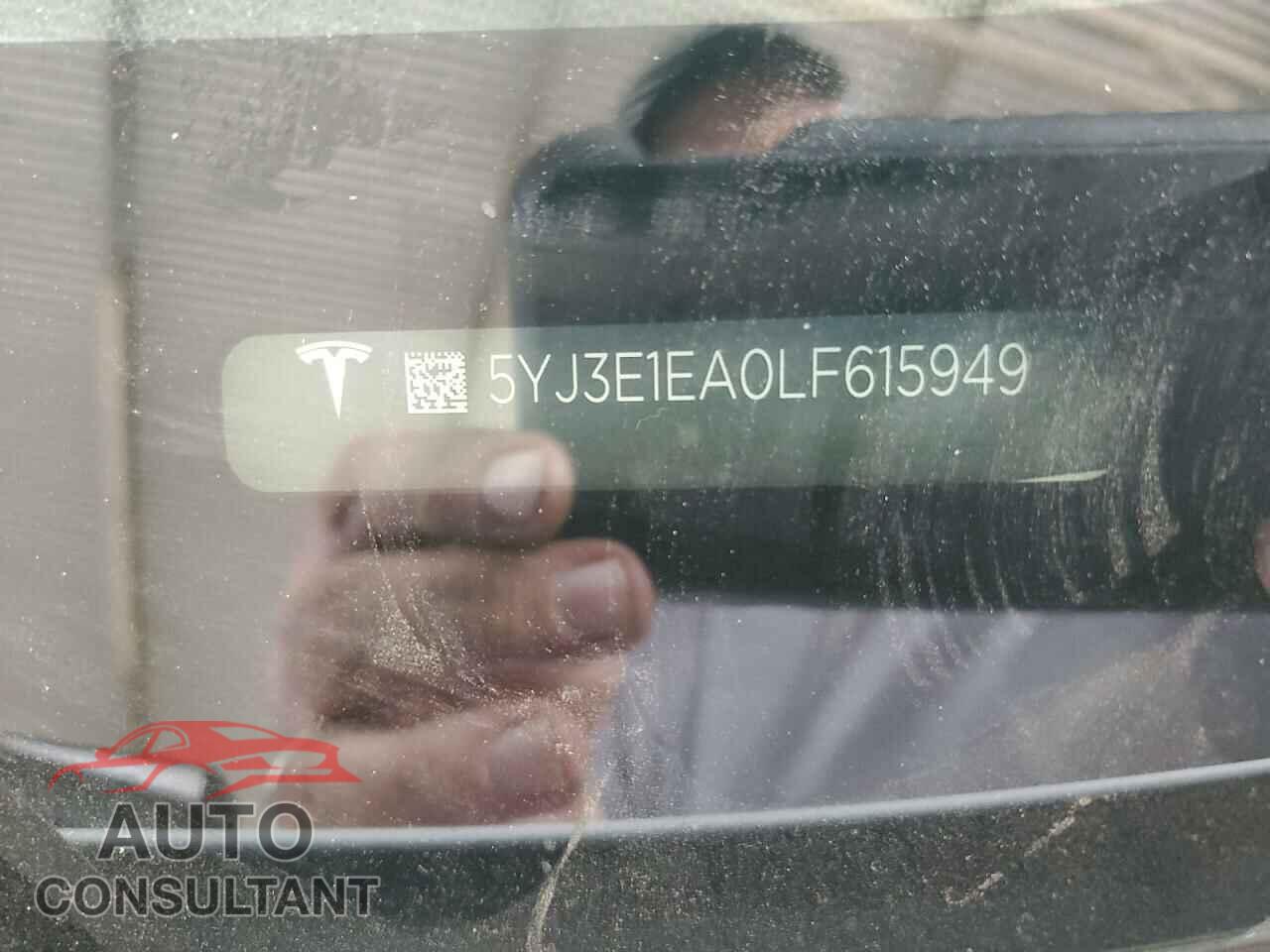 TESLA MODEL 3 2020 - 5YJ3E1EA0LF615949