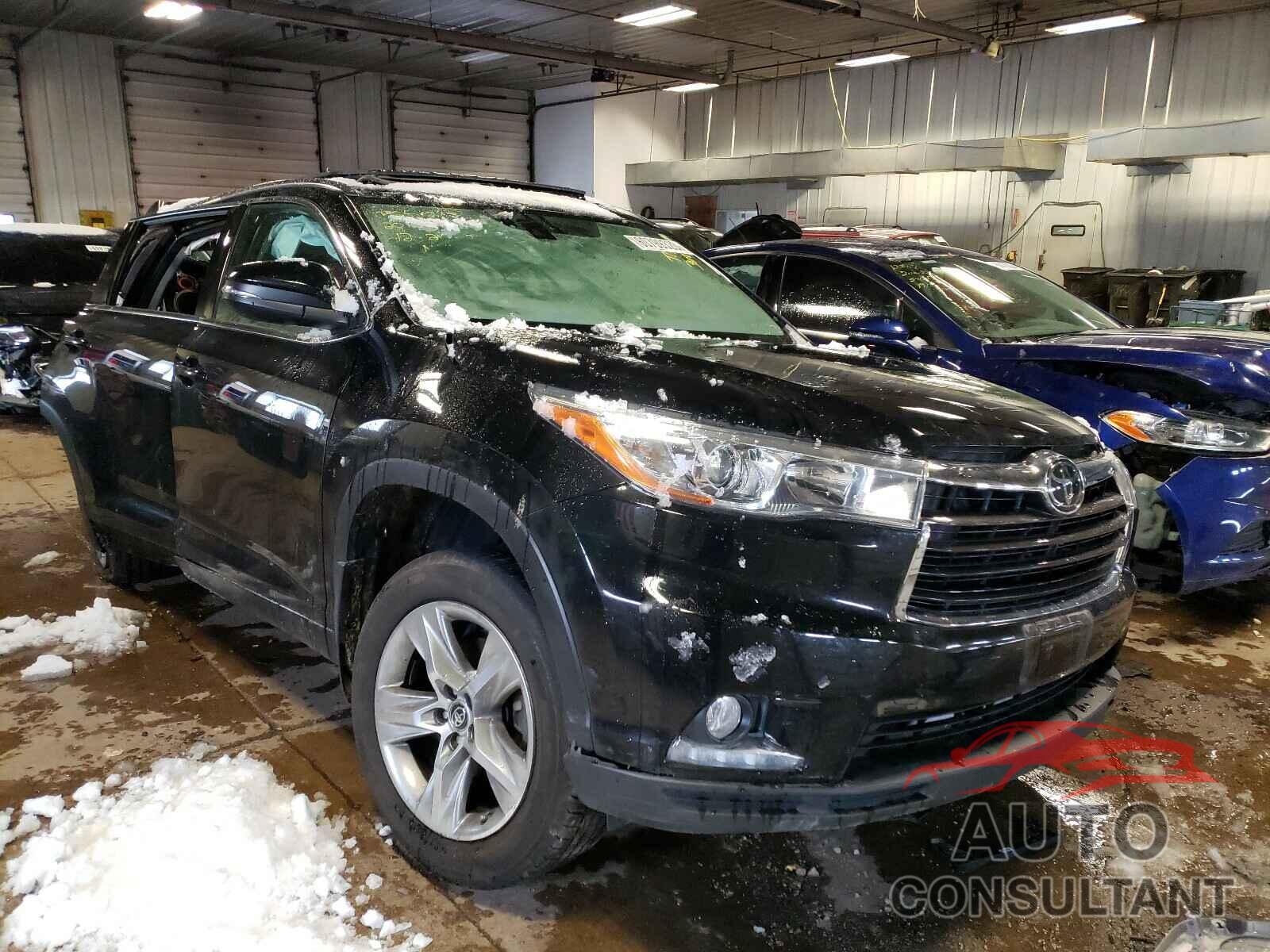 TOYOTA HIGHLANDER 2016 - 5TDDKRFH0GS299641