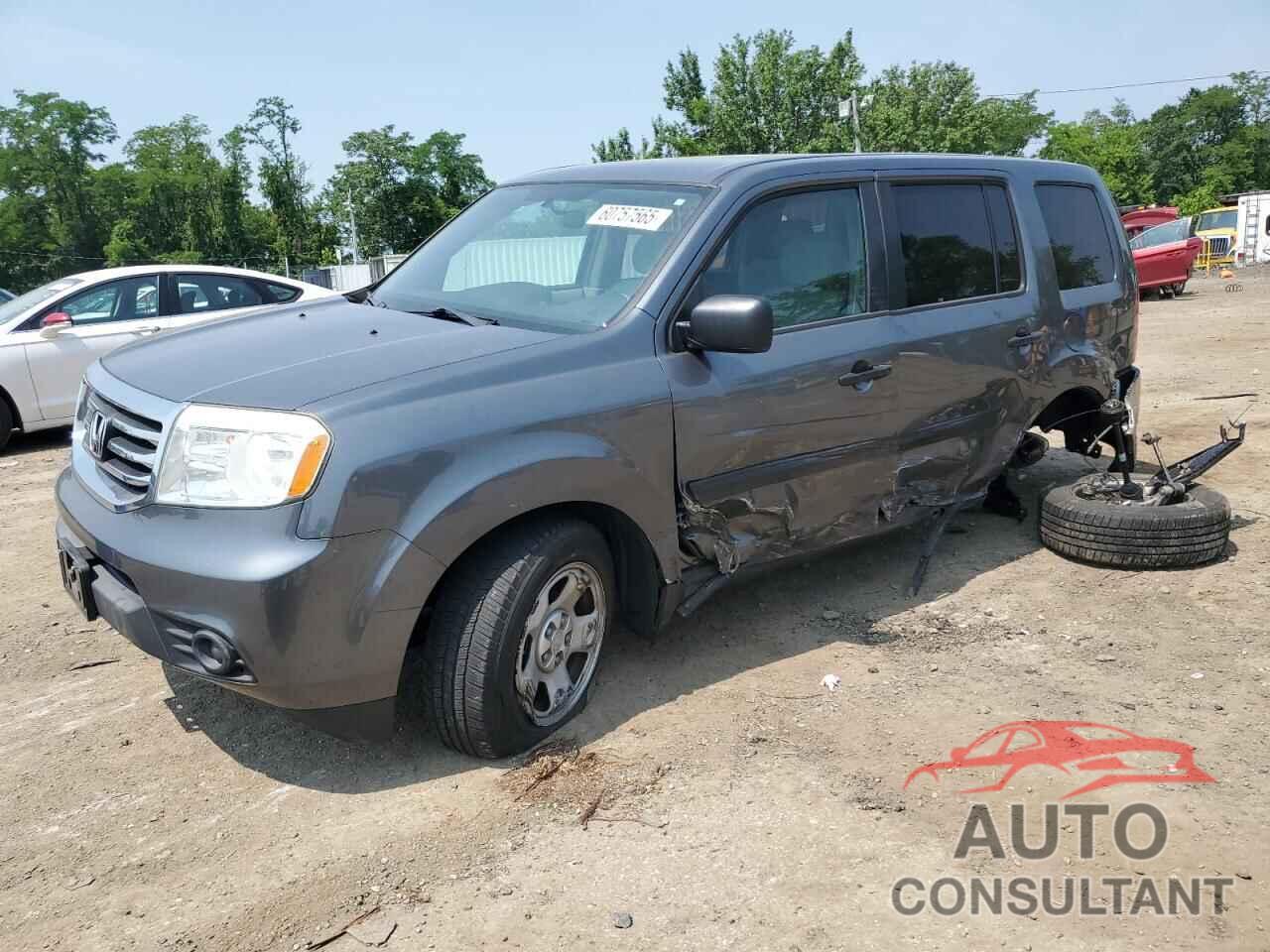HONDA PILOT 2013 - 5FNYF4H25DB057770
