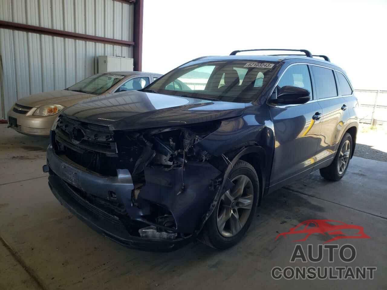 TOYOTA HIGHLANDER 2016 - 5TDDKRFHXGS225692