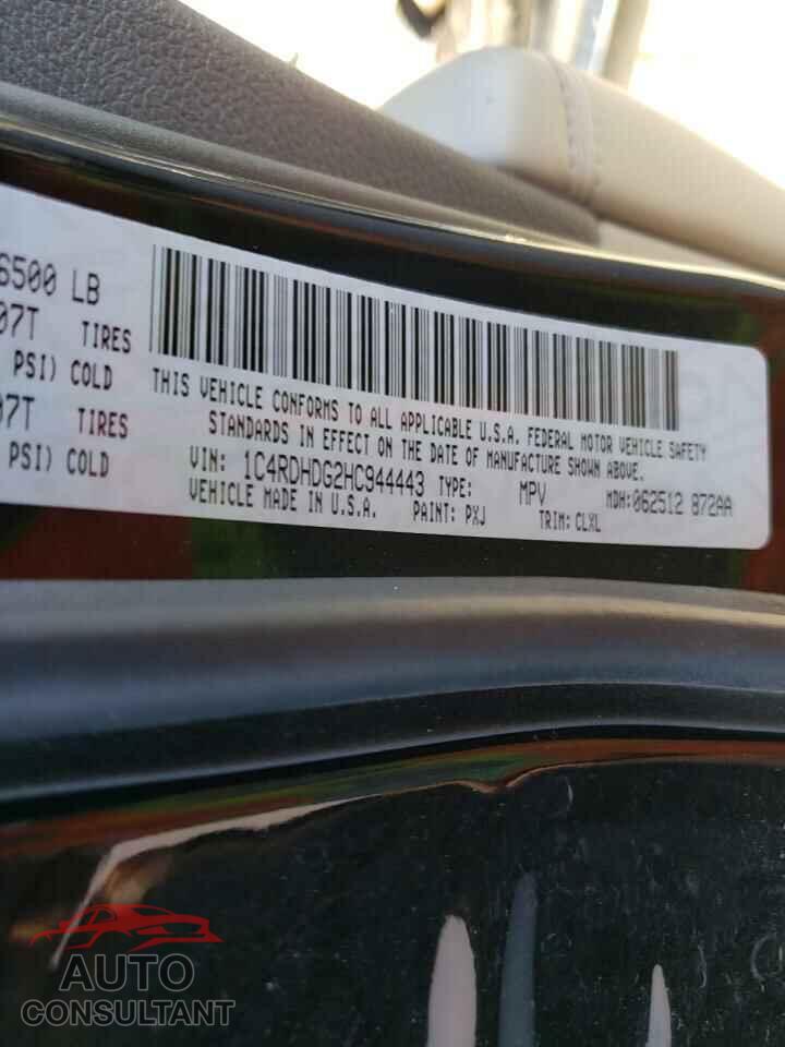 DODGE DURANGO 2017 - 1C4RDHDG2HC944443