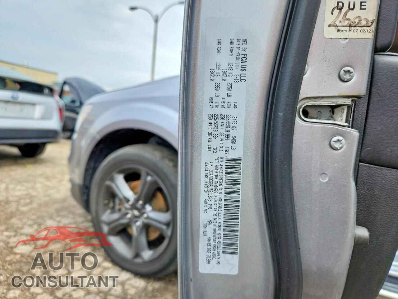 DODGE JOURNEY 2018 - 3C4PDCGG6JT511675