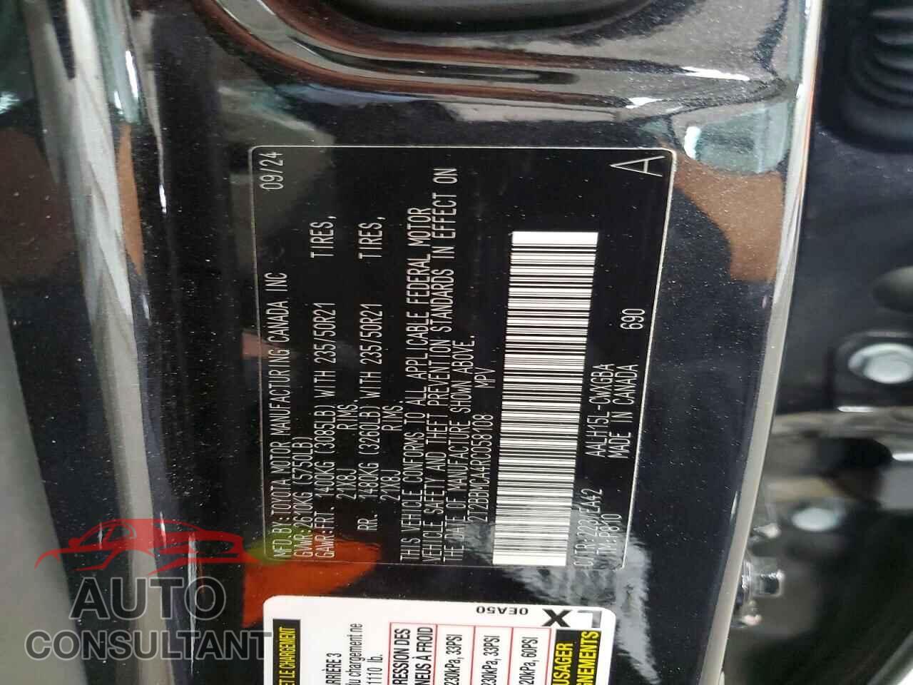 LEXUS UNKNOWN 2024 - 2T2BBMCA4RC058108