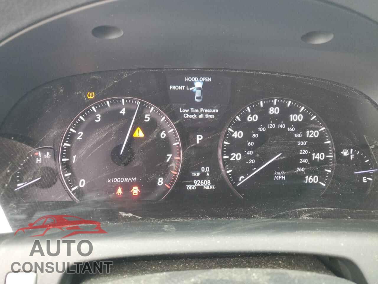 LEXUS LS460 2010 - JTHBL5EF8A5100618