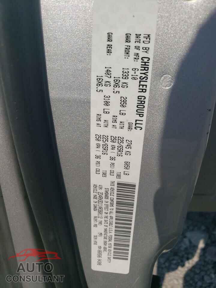 DODGE CARAVAN 2010 - 2D4RN3D11AR360112