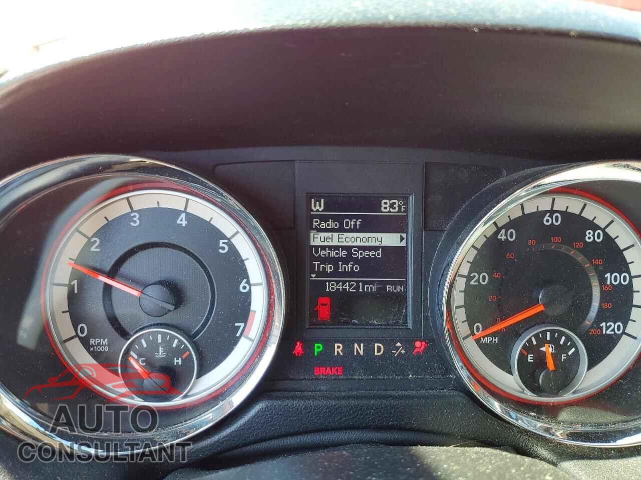 DODGE CARAVAN 2012 - 2C4RDGDGXCR321694