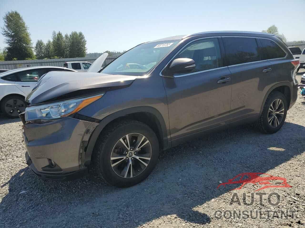 TOYOTA HIGHLANDER 2016 - 5TDKKRFH2GS129031
