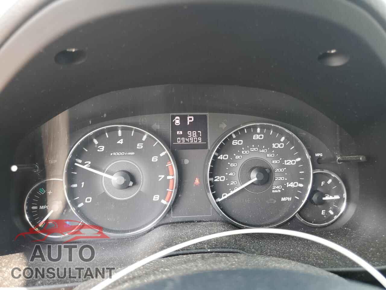 SUBARU OUTBACK 2012 - 4S4BRBLCXC3274630