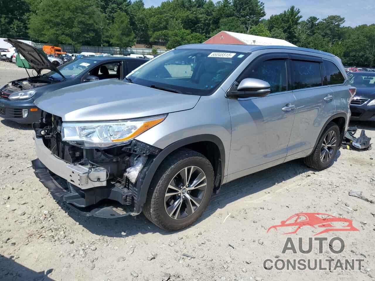 TOYOTA HIGHLANDER 2016 - 5TDJKRFHXGS246268