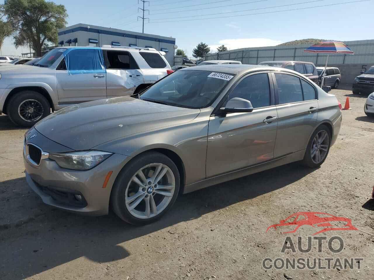 BMW 3 SERIES 2017 - WBA8E1G54HNU14552