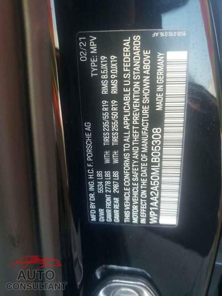 PORSCHE MACAN 2021 - WP1AA2A50MLB05308