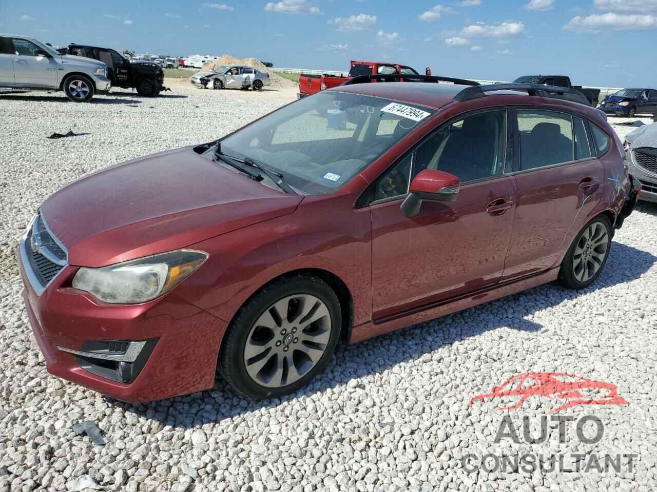 SUBARU IMPREZA 2016 - JF1GPAY62G8277436