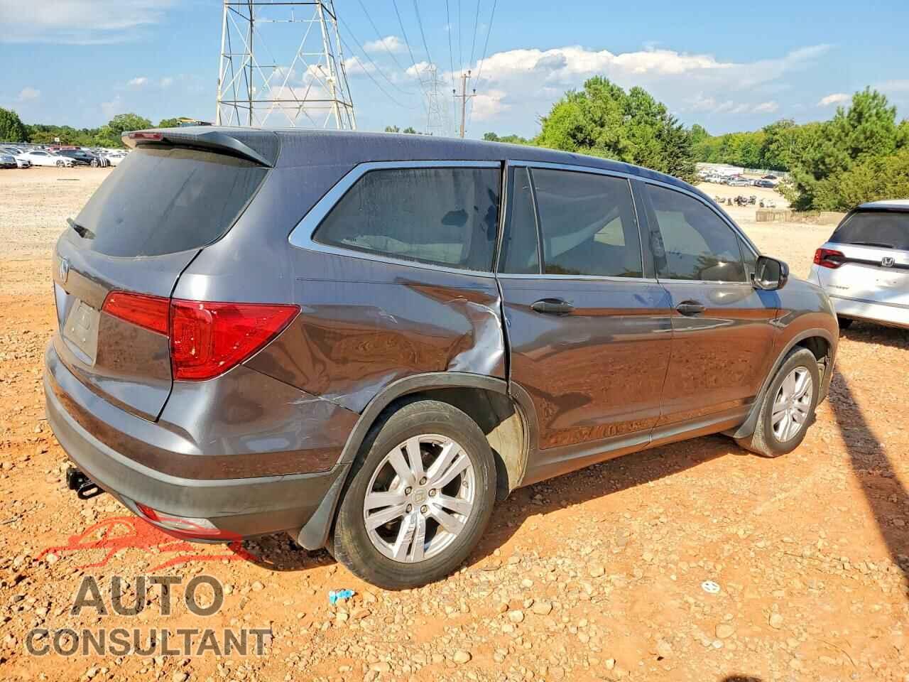 HONDA PILOT 2017 - 5FNYF5H16HB034386
