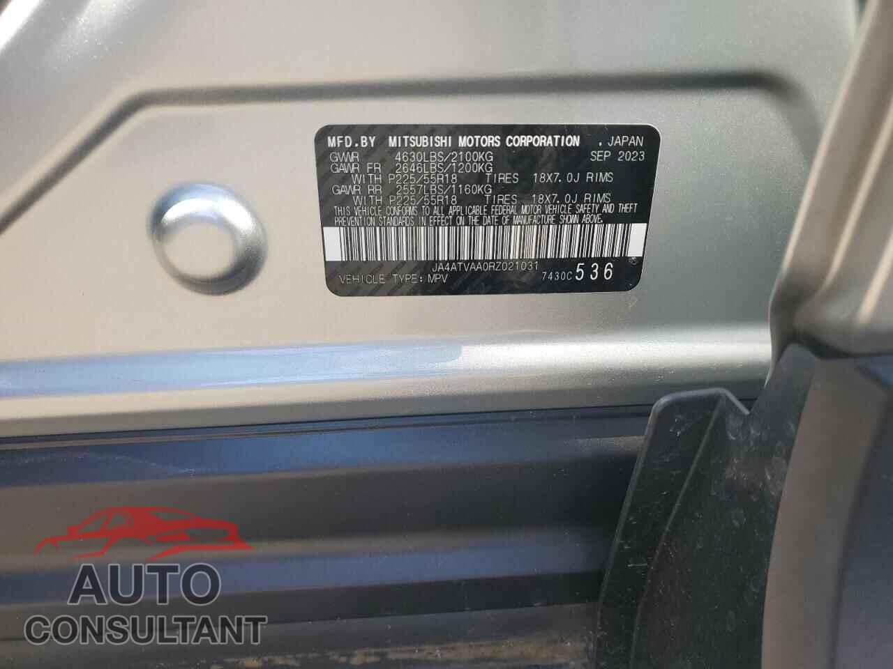 MITSUBISHI ECLIPSE 2024 - JA4ATVAA0RZ021031